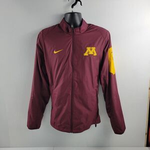 Nike full zip‎ jacket red Minnesota golden gophers Large 3541